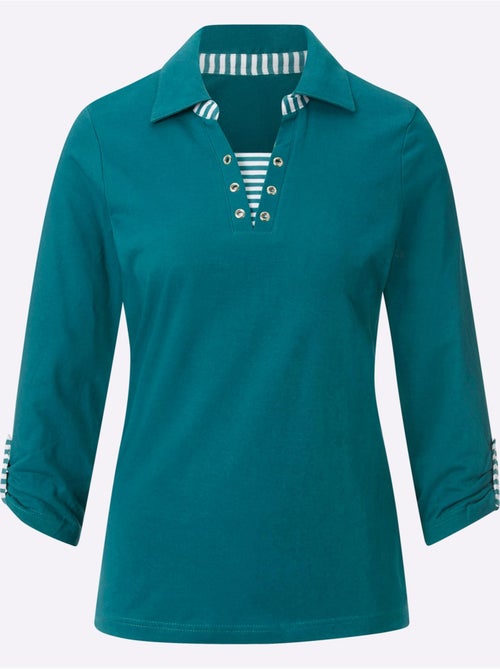 T-shirt à Manches 3/4 Aspect 2 En 1 - Taille Standard - Witt - Kiabi T-shirt à Manches 3/4 Aspect 2 En 1 - Taille Standard - Witt - Kiabi