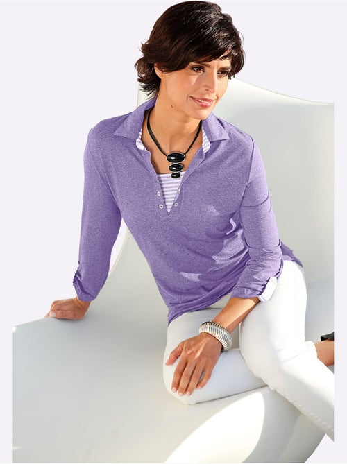 T-shirt à Manches 3/4 Aspect 2 En 1 - Taille Standard - Witt - Kiabi T-shirt à Manches 3/4 Aspect 2 En 1 - Taille Standard - Witt - Kiabi
