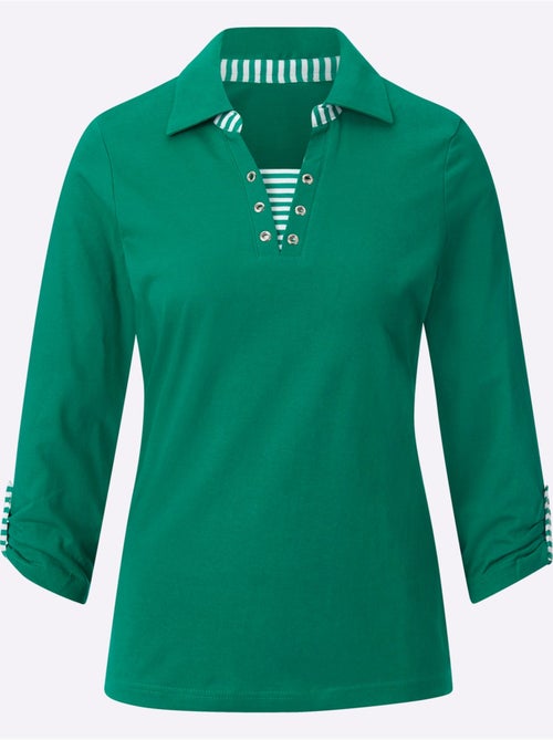 T-shirt à Manches 3/4 Aspect 2 En 1 - Taille Standard - Witt - Kiabi T-shirt à Manches 3/4 Aspect 2 En 1 - Taille Standard - Witt - Kiabi