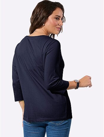 T-shirt à Manches 3/4 Certifié Par L'exigeant Label Gots - Taille Standard - Witt