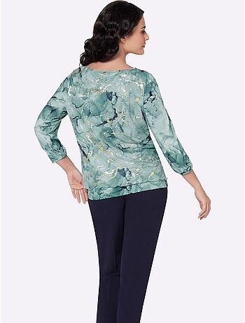 T-shirt à Manches 3/4 Doublé - Taille Standard - Helline
