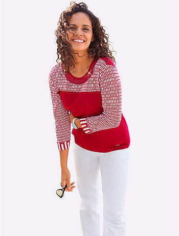 T-shirt à Manches 3/4 Douceur Fluide - Taille Standard - Witt