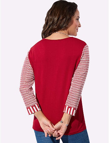 T-shirt à Manches 3/4 Douceur Fluide - Taille Standard - Witt