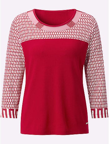 T-shirt à Manches 3/4 Douceur Fluide - Taille Standard - Witt