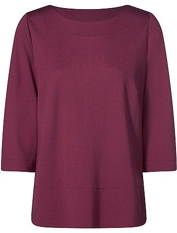 T-shirt à Manches 3/4 élasthanne - Taille Standard - helline