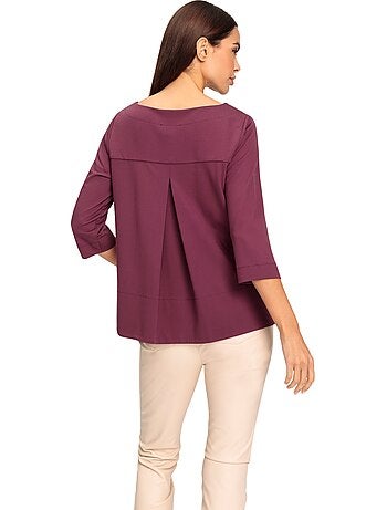 T-shirt à Manches 3/4 élasthanne - Taille Standard - helline