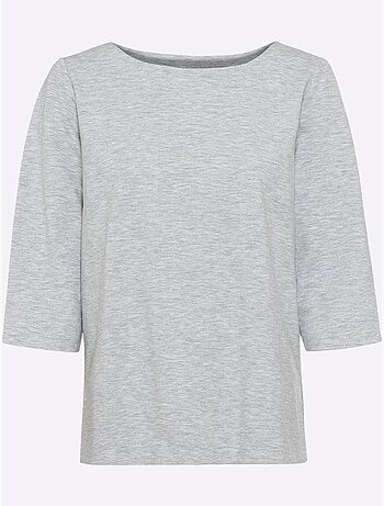T-shirt à Manches 3/4 élasthanne - Taille Standard - helline