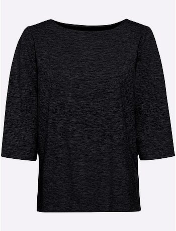 T-shirt à Manches 3/4 élasthanne - Taille Standard - helline
