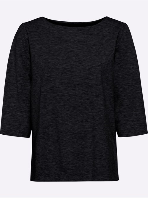 T-shirt à Manches 3/4 élasthanne - Taille Standard - Helline - Kiabi