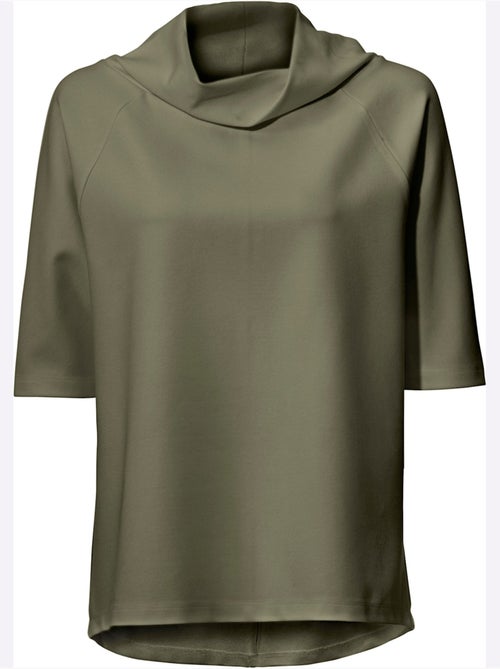 T-shirt à Manches 3/4 Look Ample Tendance - Taille Standard - helline - Kiabi