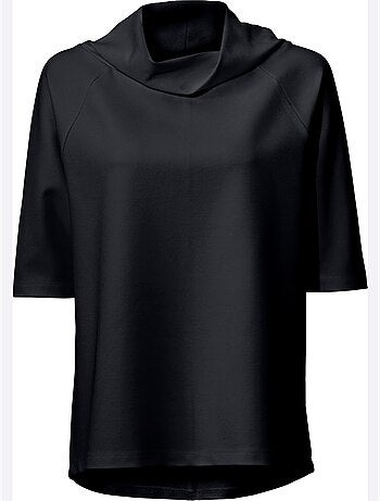 T-shirt à Manches 3/4 Look Ample Tendance - Taille Standard - Helline
