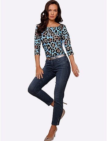 T-shirt à Manches 3/4 Lyocell (tencel) - Taille Standard - Helline