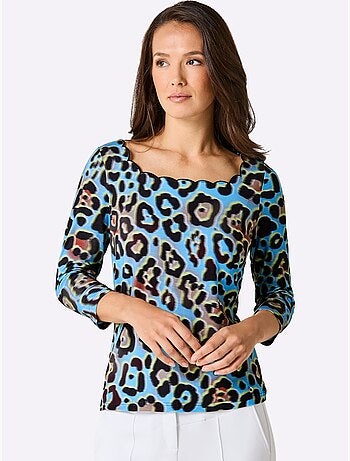 T-shirt à Manches 3/4 Lyocell (tencel) - Taille Standard - Helline
