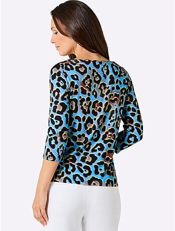 T-shirt à Manches 3/4 Lyocell (tencel) - Taille Standard - Helline