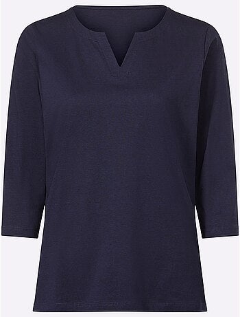 T-shirt à Manches 3/4 Manches 3/4 Mode - Taille Standard - Moda Vilona