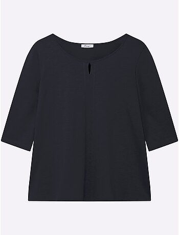 T-shirt à Manches 3/4 Manches 3/4 Mode - Taille Standard - Sheego