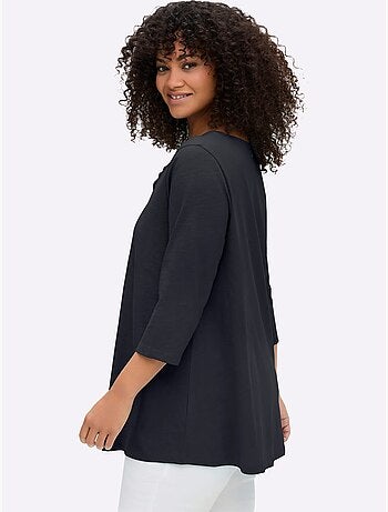 T-shirt à Manches 3/4 Manches 3/4 Mode - Taille Standard - Sheego