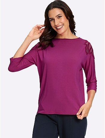 T-shirt à manches 3/4 manches chauve-souris - taille standard - witt