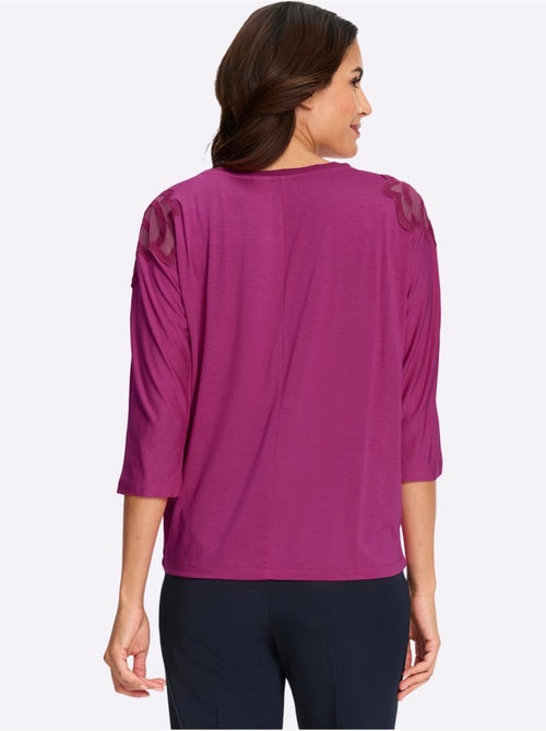 T-shirt à Manches 3/4 Manches Chauve-souris - Taille Standard - Witt - Kiabi