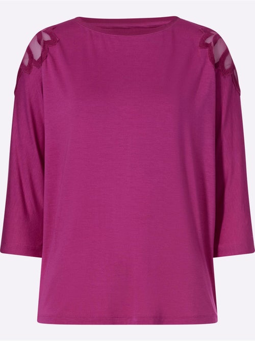 T-shirt à Manches 3/4 Manches Chauve-souris - Taille Standard - Witt - Kiabi