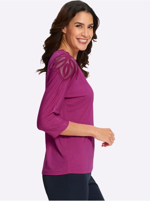T-shirt à Manches 3/4 Manches Chauve-souris - Taille Standard - Witt - Kiabi