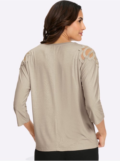 T-shirt à Manches 3/4 Manches Chauve-souris - Taille Standard - Witt - Kiabi T-shirt à Manches 3/4 Manches Chauve-souris - Taille Standard - Witt - Kiabi