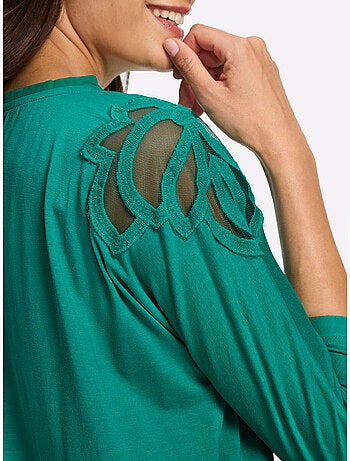 T-shirt à manches 3/4 manches chauve-souris - taille standard - witt