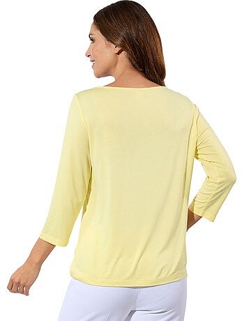 T-shirt à Manches 3/4 Viscose Douce Et Fluide - Taille Standard - Witt