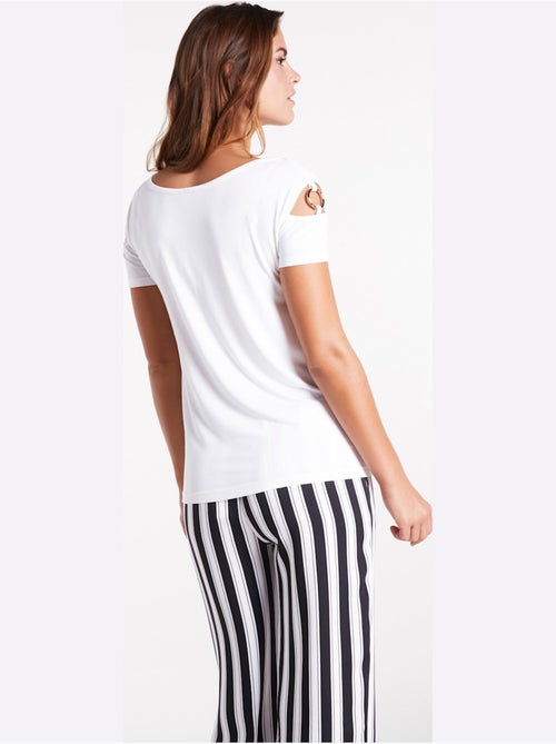 T-shirt à Manches Courtes - Taille Standard - Helline - Kiabi