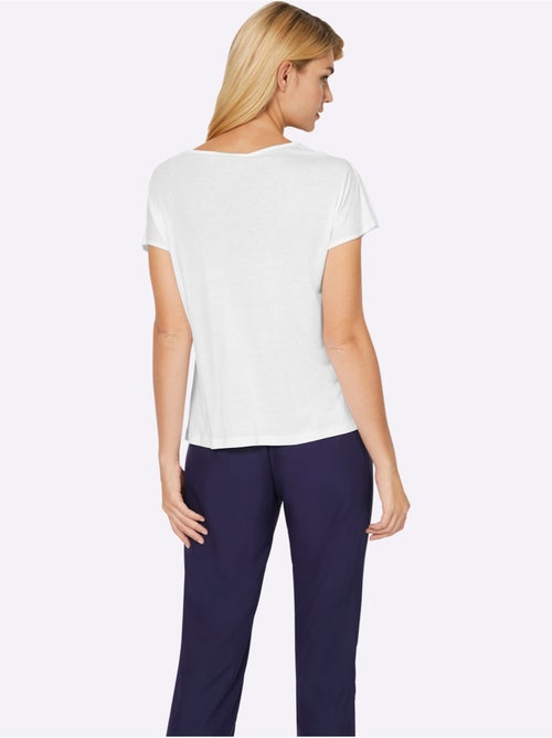 T-shirt à Manches Courtes - Taille Standard - Helline - Kiabi