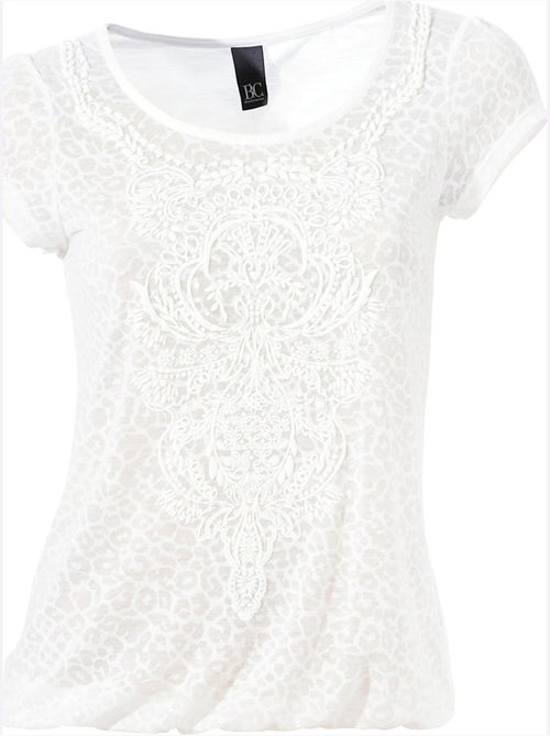 T-shirt à Manches Courtes - Taille Standard - Helline - Kiabi