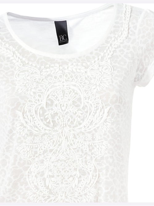 T-shirt à Manches Courtes - Taille Standard - Helline - Kiabi