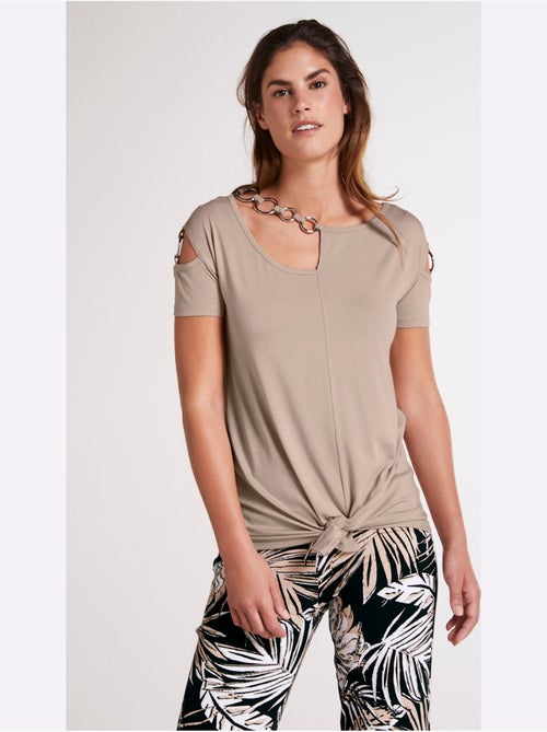 T-shirt à Manches Courtes - Taille Standard - Helline - Kiabi