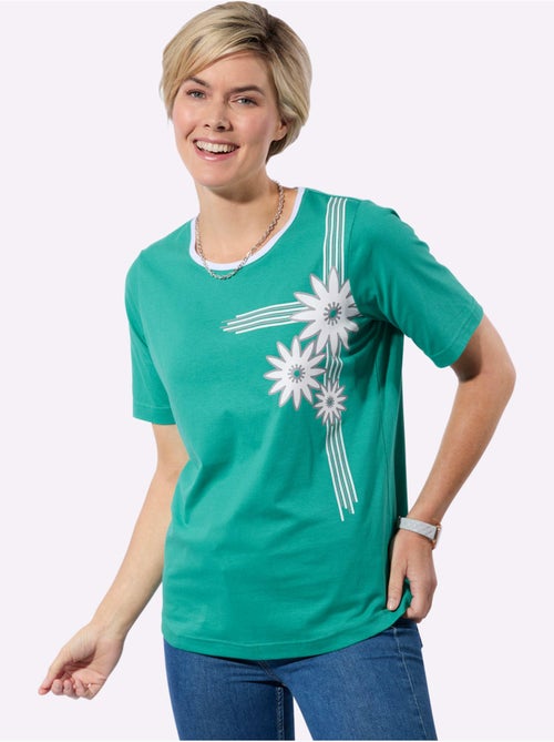 T-shirt à Manches Courtes 100% Coton - Taille Standard - Witt - Kiabi