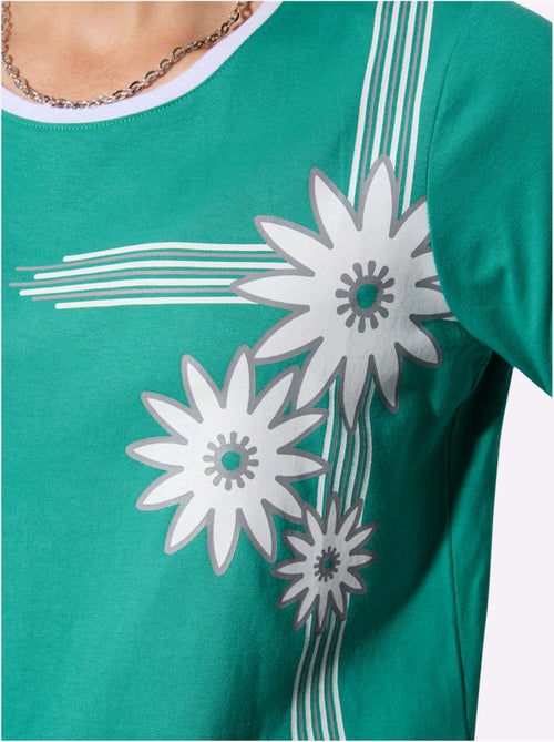 T-shirt à Manches Courtes 100% Coton - Taille Standard - Witt - Kiabi