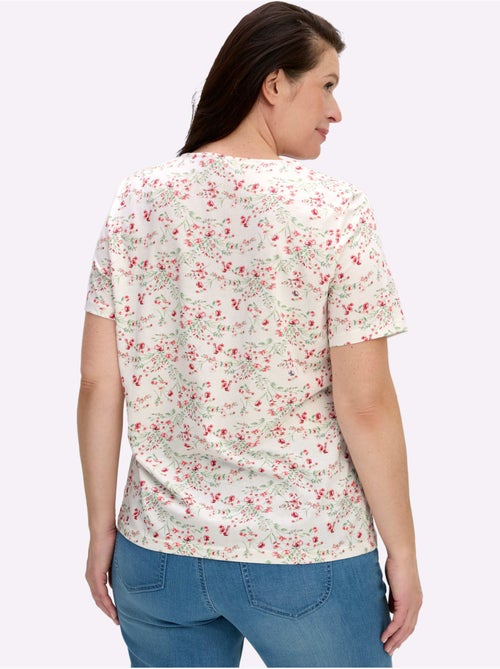T-shirt à Manches Courtes 50% Coton - Taille Standard - Witt - Kiabi