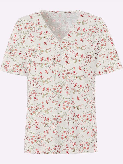 T-shirt à Manches Courtes 50% Coton - Taille Standard - Witt - Kiabi