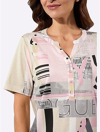 T-shirt à Manches Courtes 50% Coton - Taille Standard - Witt