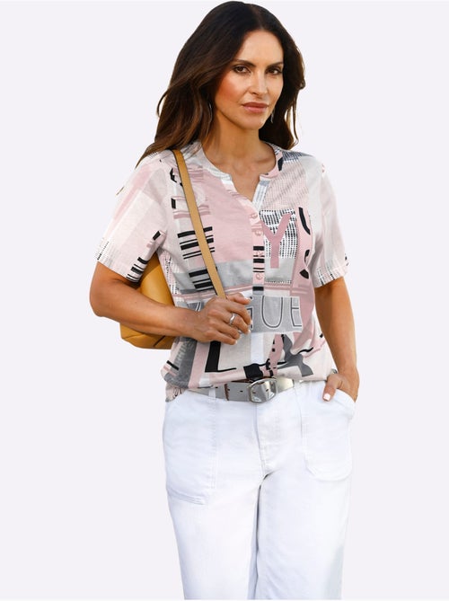 T-shirt à Manches Courtes 50% Coton - Taille Standard - Witt - Kiabi