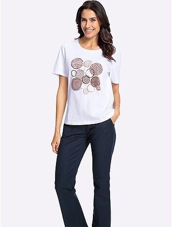 T-shirt à Manches Courtes 50% Coton - Taille Standard - Witt