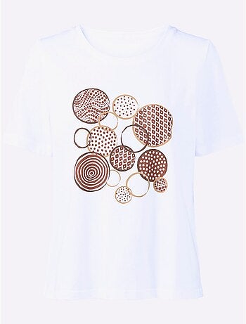 T-shirt à Manches Courtes 50% Coton - Taille Standard - Witt