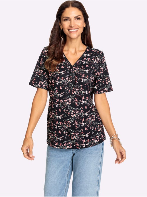 T-shirt à Manches Courtes 50% Coton - Taille Standard - Witt - Kiabi