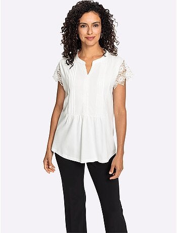 T-shirt à Manches Courtes 50% Coton Et 50% Modal - Taille Standard - Witt