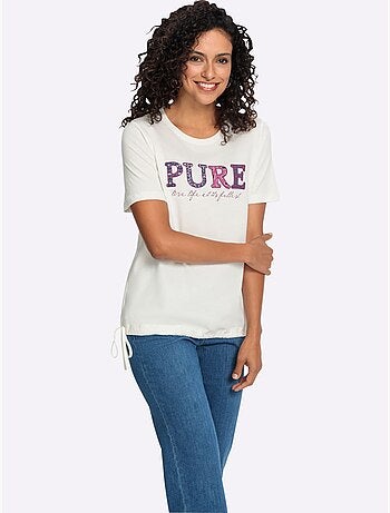 T-shirt à Manches Courtes 50% Coton Et 50% Modal - Taille Standard - Witt
