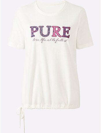 T-shirt à Manches Courtes 50% Coton Et 50% Modal - Taille Standard - Witt