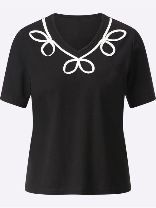 T-shirt à Manches Courtes 50% Coton Et 50% Modal - Taille Standard - Witt - Kiabi