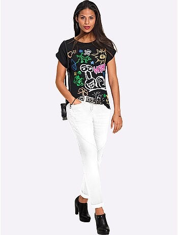 T-shirt à Manches Courtes 50% Coton Et 50% Modal - Taille Standard - Witt