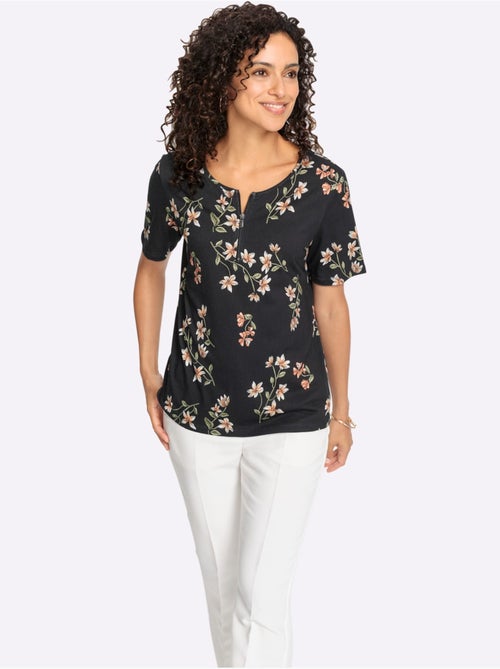 T-shirt à Manches Courtes 50% Coton Et 50% Modal - Taille Standard - Witt - Kiabi