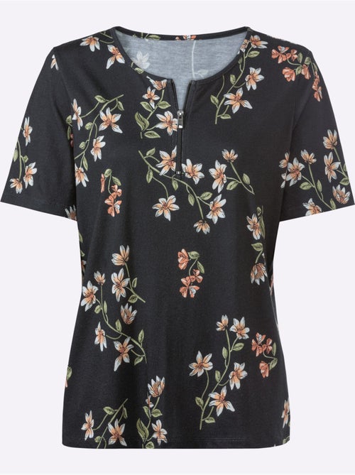 T-shirt à Manches Courtes 50% Coton Et 50% Modal - Taille Standard - Witt - Kiabi