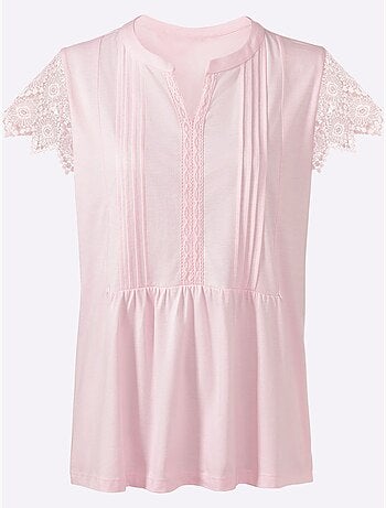 T-shirt à Manches Courtes 50% Coton Et 50% Modal - Taille Standard - Witt